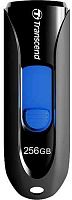 Флеш Диск Transcend 256GB Jetflash 790 TS256GJF790K USB3.0 черный/синий