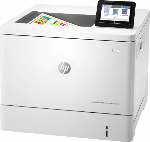 Принтер лазерный HP Color LaserJet Enterprise M555dn (7ZU78A) A4 Duplex белый фото 5