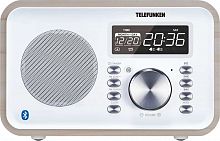Радиоприемник настольный Telefunken TF-1581UB белый USB SD/MMC