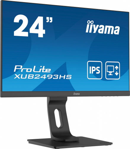 Монитор Iiyama 23.8" ProLite XUB2493HS-B4 черный IPS LED 16:9 HDMI M/M матовая HAS Pivot 250cd 178гр/178гр 1920x1080 D-Sub DisplayPort FHD 5.7кг фото 12