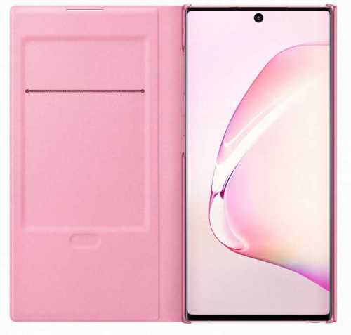 Чехол (флип-кейс) Samsung для Samsung Galaxy Note 10 LED View Cover розовый (EF-NN970PPEGRU) фото 3