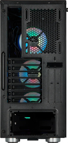 Корпус Corsair iCUE 465X RGB черный без БП ATX 3x120mm 1x140mm 2xUSB3.0 audio bott PSU фото 4