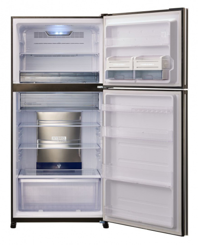 Холодильник Sharp SJ-XG60PGRD бордовый/черный (двухкамерный) фото 2