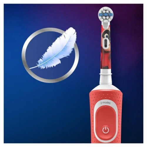 Зубная щетка электрическая Oral-B Pixar D100.413.2KX красный фото 4
