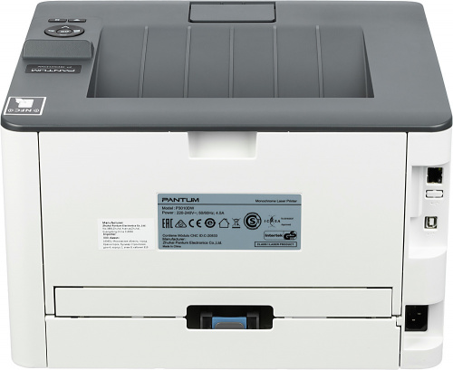 Принтер лазерный Pantum P3010DW A4 Duplex WiFi белый фото 2