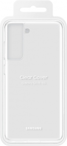 Чехол (клип-кейс) Samsung для Samsung Galaxy S21 FE Clear Cover прозрачный (EF-QG990CTEGRU) фото 2