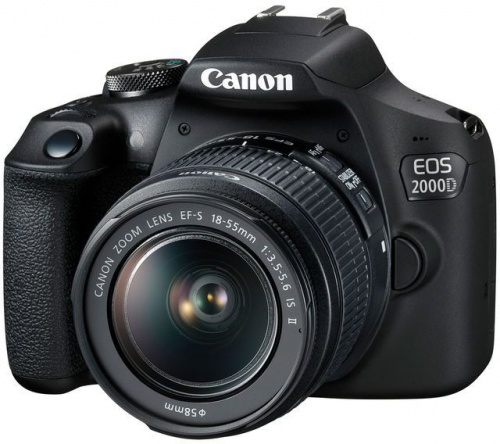 Зеркальный Фотоаппарат Canon EOS 2000D черный 24.1Mpix 18-55mm f/3.5-5.6 III 3" 1080p Full HD SDXC Li-ion (с объективом) фото 2