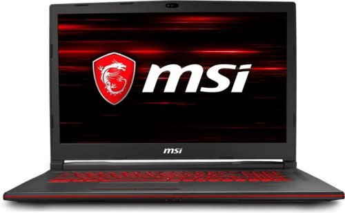 Ноутбук MSI GL73 8SC-033XRU Core i7 8750H/8Gb/SSD256Gb/nVidia GeForce GTX 1650 4Gb/17.3"/TN/FHD (1920x1080)/Free DOS/black/WiFi/BT/Cam