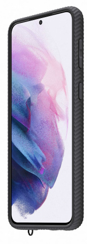 Чехол (клип-кейс) Samsung для Samsung Galaxy S21+ Protective Standing Cover прозрачный/черный (EF-GG996CBEGRU) фото 2