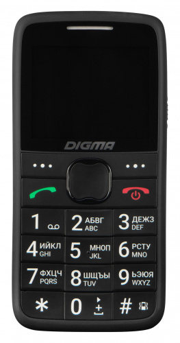 Мобильный телефон Digma S220 Linx 32Mb черный моноблок 2Sim 2.2" 176x220 0.3Mpix GSM900/1800 MP3 FM microSD max32Gb фото 3