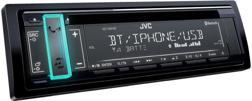 Автомагнитола CD JVC KD-T801BT 1DIN 4x50Вт фото 3