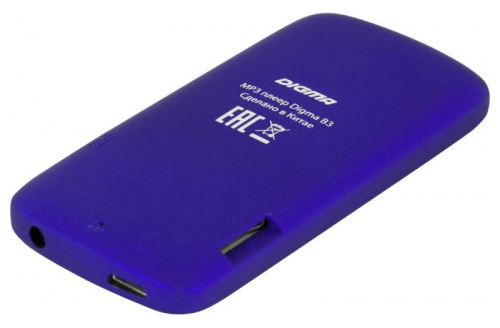 Плеер Flash Digma B3 8Gb синий/1.8"/FM/microSD фото 6