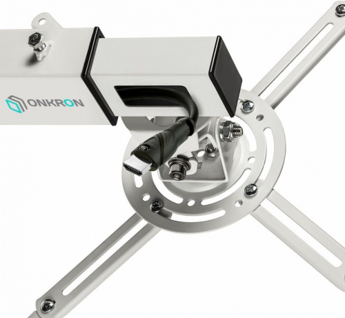 Кронштейн для проектора Onkron K2D белый макс.10кг настенный поворотно-выдвижной и наклонный фото 3