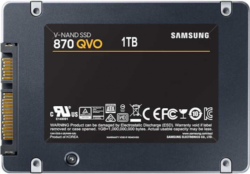 Накопитель SSD Samsung SATA-III 1TB MZ-77Q1T0BW 870 QVO 2.5" фото 2