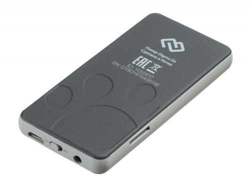 Плеер Hi-Fi Flash Digma S4 8Gb черный/серый/1.8"/FM/microSDHC фото 7