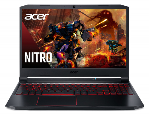 Ноутбук Acer Nitro 5 AN515-55-77QU Core i7 10750H/16Gb/SSD512Gb/NVIDIA GeForce GTX 1650 Ti 4Gb/15.6"/IPS/FHD (1920x1080)/Eshell/black/WiFi/BT/Cam