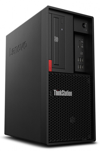 ПК Lenovo ThinkStation P330 MT i7 8700 (3.2)/16Gb/SSD256Gb/P2000 5Gb/DVDRW/Windows 10 Professional 64/GbitEth/250W/клавиатура/мышь/черный фото 3