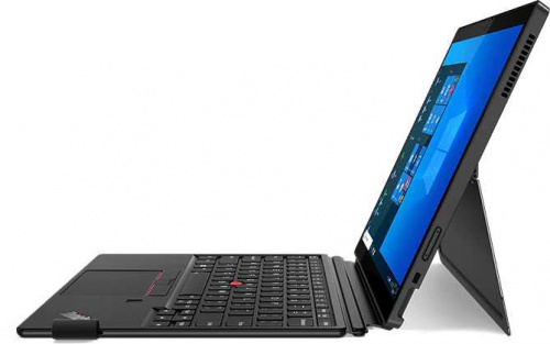 Ноутбук Lenovo ThinkPad X12 Detachable G1 T Core i5 1130G7 16Gb SSD512Gb Intel Iris Xe graphics 12.3" IPS Touch FHD+ (1920x1280) 4G Windows 10 Professional 64 black WiFi BT Cam фото 7