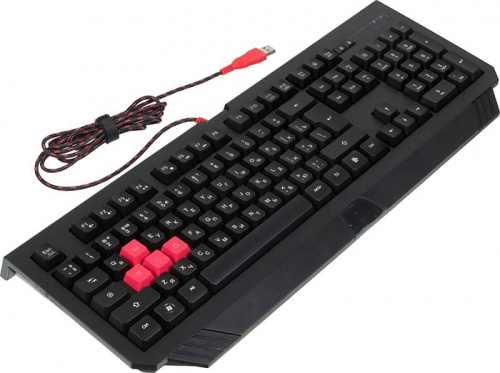 Клавиатура A4 Bloody B120 черный USB Multimedia for gamer LED фото 3