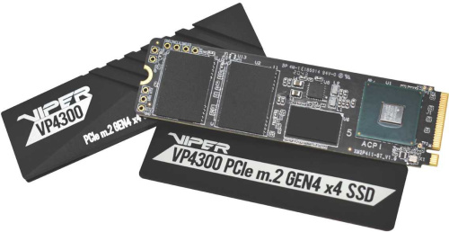 Накопитель SSD Patriot PCIe 4.0 x4 2TB VP4300-2TBM28H Viper VP4300 M.2 2280 фото 2