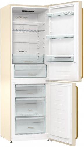 Холодильник Gorenje NRK6192CLI бежевый (двухкамерный) фото 2