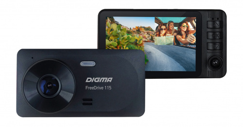 Видеорегистратор Digma FreeDrive 115 черный 1Mpix 1080x1920 1080p 150гр. JL5601 фото 5