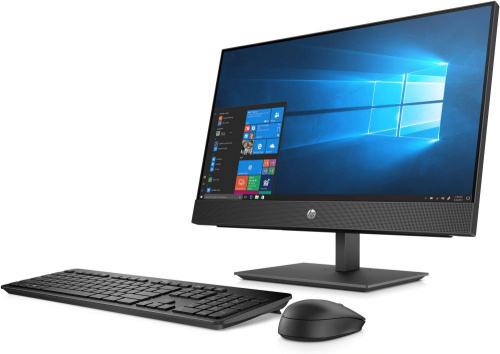 Моноблок HP ProOne 440 G4 23.8" Full HD i3 8100T (3.1)/4Gb/500Gb 7.2k/UHDG 630/DVDRW/Windows 10 64/GbitEth/WiFi/BT/клавиатура/мышь/черный 1920x1080 фото 3