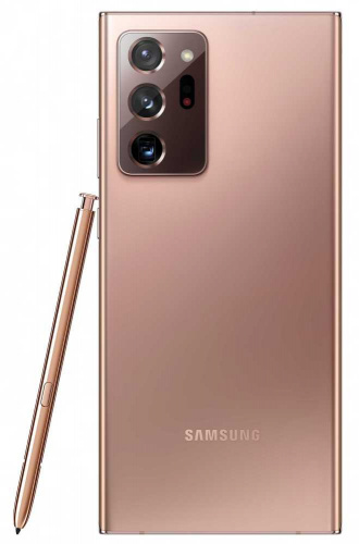 Смартфон Samsung SM-N985F Galaxy Note 20 Ultra 256Gb 8Gb бронзовый моноблок 3G 4G 2Sim 6.9" 1440x3088 Android 10.0 108Mpix 802.11 a/b/g/n/ac/ax NFC GPS GSM900/1800 GSM1900 TouchSc Ptotect MP3 microSD max1024Gb фото 12