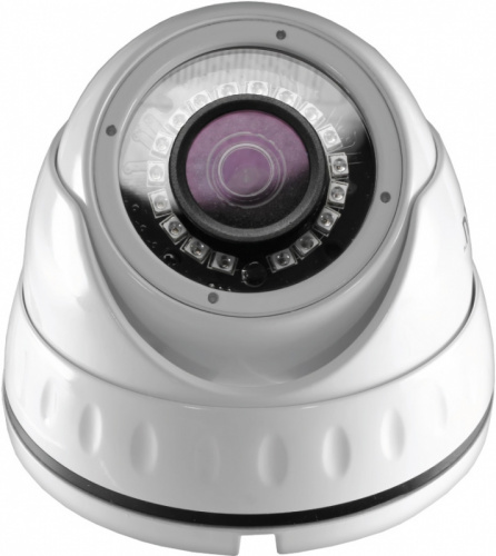 Камера видеонаблюдения Ginzzu HAD-2035S 3.6-3.6мм цветная корп.:белый фото 2