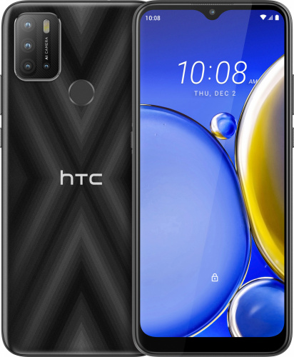 Смартфон HTC Wildfire E2 Plus 64Gb 4Gb черный моноблок 3G 4G 2Sim 6.82" 720x1640 Android 11 13Mpix 802.11 a/b/g/n/ac GPS GSM900/1800 GSM1900 TouchSc A-GPS microSD max256Gb фото 3