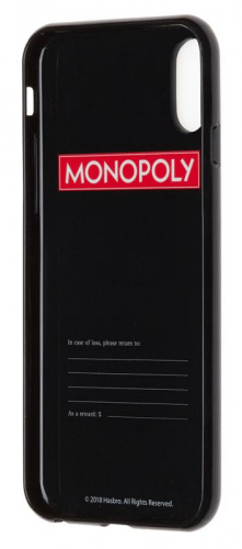 Чехол (клип-кейс) Moleskine для Apple iPhone X IPHXXX MONOPOLY Icons черный/рисунок (MO2CHPXLEMOB) фото 4
