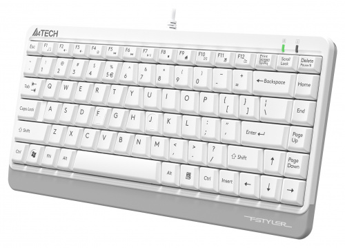 Клавиатура A4Tech Fstyler FKS11 белый/серый USB фото 8
