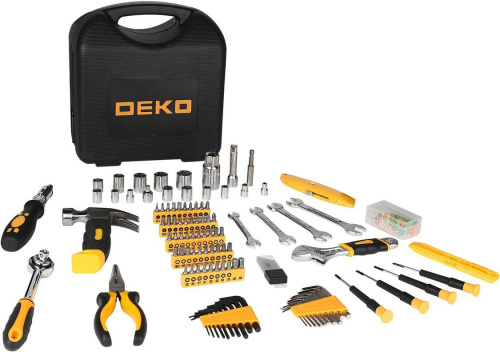 Набор инструментов Deko DKMT165 165 предметов (жесткий кейс) фото 2