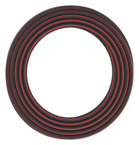 Шланг Fiskars 1027111 3/4" 50м поливочный армированный черный/красный фото 2