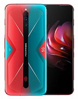 Смартфон Nubia Red Magic 5G 256Gb 12Gb красный/голубой моноблок 3G 4G 2Sim 6.65" 1080x2340 Android 10 64Mpix 802.11 a/b/g/n/ac/ax NFC GPS GSM900/1800 GSM1900 TouchSc MP3 A-GPS