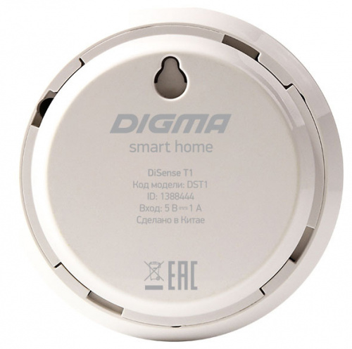Датчик темпер./влажн. Digma DiSense Т1 (DST1) белый фото 4