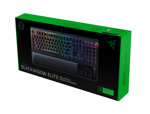 Клавиатура Razer BlackWidow Elite Green Switch механическая черный USB Multimedia LED (подставка для запястий) фото 5