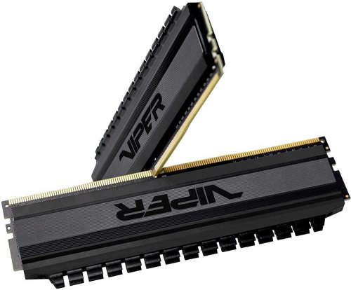 Память DDR4 2x16GB 3200MHz Patriot PVB432G320C6K Viper 4 Blackout RTL Gaming PC4-25600 CL16 DIMM 288-pin 1.35В dual rank с радиатором Ret фото 3