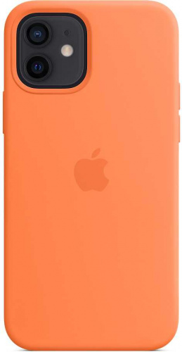 Чехол (клип-кейс) Apple для Apple iPhone 12/12 Pro Silicone Case with MagSafe кумкват (MHKY3ZE/A) фото 10