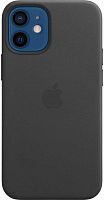 Чехол (клип-кейс) Apple для Apple iPhone 12 mini Leather Case with MagSafe черный (MHKA3ZE/A)
