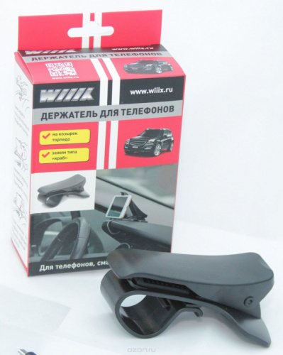 Держатель Wiiix HT-36z черный для смартфонов 2.2-6" фото 2