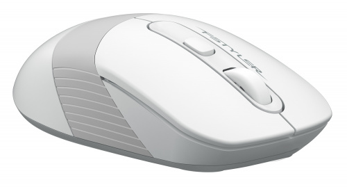 Мышь A4Tech Fstyler FG10S белый/серый оптическая (2000dpi) silent беспроводная USB для ноутбука (4but) фото 3