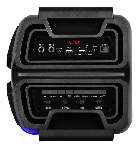 Минисистема Hyundai H-MAC200 черный 45Вт/FM/USB/BT/SD/MMC фото 6