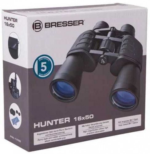 Бинокль Bresser 16-16x 50мм Hunter черный (24482) фото 2