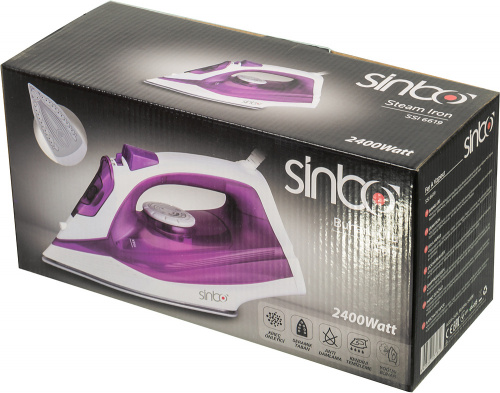 Утюг Sinbo SSI 6619 2400Вт фиолетовый/белый фото 9